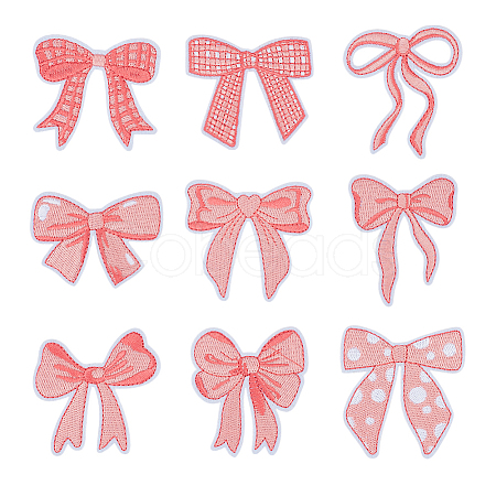 Computerized Embroidery Cloth Iron on/Sew on Patches FIND-WH0199-08-1