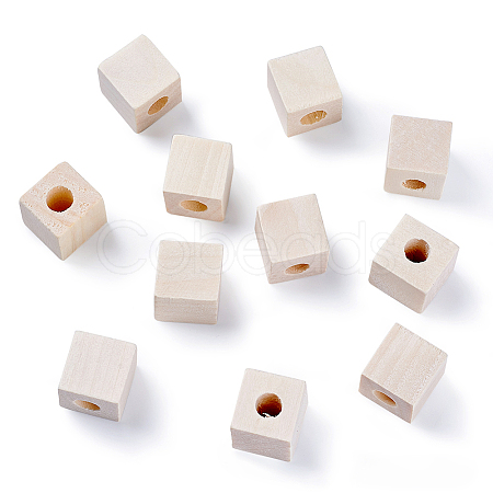 Unfinished Wood Beads WOOD-TA0001-05-LF-1