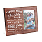 MDF Photo Frames, for Tabletop Display Photo Frame, Rectangle with Word, Arrows Pattern, 195x254x12mm