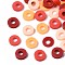 Handmade Polymer Clay Beads, Heishi Beads, Disc/Flat Round, Mixed Color, 4x0.5~1.5mm, Hole: 1.5mm, about 66600pcs/1000g