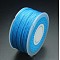 Round Nylon Cords, Milan Cords/Twisted Cords, Deep Sky Blue, 1.5mm, about 23m/roll