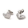 Non-Tarnish 304 Stainless Steel Heart Stud Earrings for Women EJEW-I281-35P-2