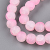 Crackle Glass Beads X1-GLAA-N009-8mm-02-3