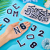 4 Bags 72Pcs Polyester Thread Cloth Patch PATC-TA0001-33-6