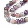 Natural Purple Red Tourmaline  Beads Strands G-N327-02B-01-4