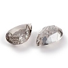 Embossed Glass Rhinestone Pendants GLAA-J101-05B-001SA-2