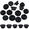 20Pcs 5 Style Silicone Hole Plugs AJEW-GF0008-06C-1