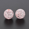 Transparent Crackle Acrylic Beads MACR-S373-66B-N10-2