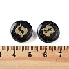 Dyed Black Synthetic Turquoise Beads G-F775-B06-3