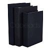 3Pcs 3 Styles Linen/Cotton Model Simulation Book AJEW-DC0003-80-1