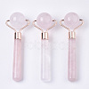 Natural Rose Quartz Mini Eye Roller Massage Tool Skin Care G-N0325-03-1