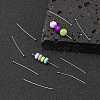 Tarnish Resistant 304 Stainless Steel Ball Head Pins X-STAS-M010-35mm-01-3