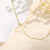 Simple Style Alloy Letter Link Bracelets WG5F19A-01-2