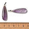 Natural Amethyst Pendants G-Q192-07G-03-3