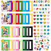 32Pcs Rectangle Wool Felt Frame Newborn Growth Milestone Blanket Photo Props Photo Frame DIY-CA0004-52-1
