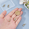 5Pcs Brass Enamel Pendants KK-HS0015-73-3