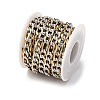 304 Stainless Steel Two Tone Figaro Chains CHS-K023-05GP-2