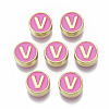 Alloy Enamel Beads ENAM-S122-028V-NR-1