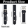 6 Pairs PU Leather Sew-On Toggle Buckles DIY-GF0012-87B-2