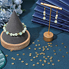 120Pcs Flower Brass Beads KK-BBC0026-04-4
