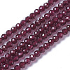 Natural Garnet Beads Strands G-F596-03-3mm-1