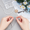 2 Strands Frosted Synthetic Howlite Round Bead Strands G-PH0019-33-5