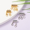 4 Sets 4 Style Alloy Magnetic Slide Lock Clasps FIND-YW0001-42-5