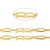 Brass Paperclip Chains X-CHC-S008-001C-G-1