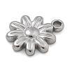 Anti-Tarnish 304 Stainless Steel Charms STAS-M084-01A-P-2