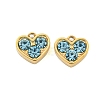 304 Stainless Steel Pendants STAS-L080-001G-02-1