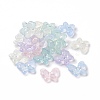 Transparent Frosted Acrylic Beads X-OACR-P013-32M-1
