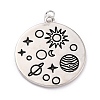 Brass Enamel Pendants KK-F825-03P-1