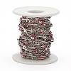 304 Stainless Steel Enamel  Link Chains STAS-H145-12P-3