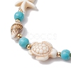 Shell Beaded Bracelets BJEW-TA00589-02-3
