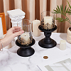 Iron Glass Candle Holder AJEW-WH0796-88B-3