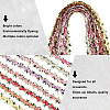 15 Yards Flower Polyester Embroidery Lace Ribbon OCOR-WH0070-77F-6