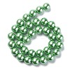 Eco-Friendly Dyed Glass Pearl Round Beads Strands HY-A002-12mm-RB008N-2