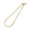Ion Plating(IP) 304 Stainless Steel Herringbone Chain Necklace for Men Women NJEW-E076-03D-G-1