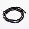 Natural Black Spinel Beads Beads Strands G-F460-19-2