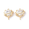 Brass Connector Charms KK-I702-22G-2