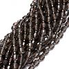 Natural Smoky Quartz Beads Strands G-O201B-37-1