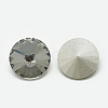 Pointed Back Glass Rhinestone Cabochons RGLA-T086-12mm-03-2