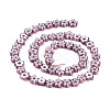 Handmade Millefiori Glass Bead Strands X-LAMP-J035-8mm-10-3