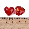 Handmade Silver Foil Lampwork Glass Beads LAMP-Q005-06D-2