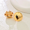 Alloy Half Round with Square Stud Earrings AZ7064-5-1