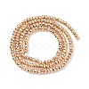 Electroplate Non-magnetic Synthetic Hematite Beads Strands G-L485-06A-LG-2