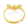 Animal 201 Stainless Steel Adjustable Rings for Women RJEW-D082-05F-3