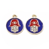 Alloy Crystal Rhinestone Pendants FIND-C019-17KCG-01-2