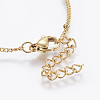 304 Stainless Steel Anklets AJEW-H013-03G-3
