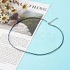 Cowhide Leather Choker Necklaces NJEW-JN03598-02-3